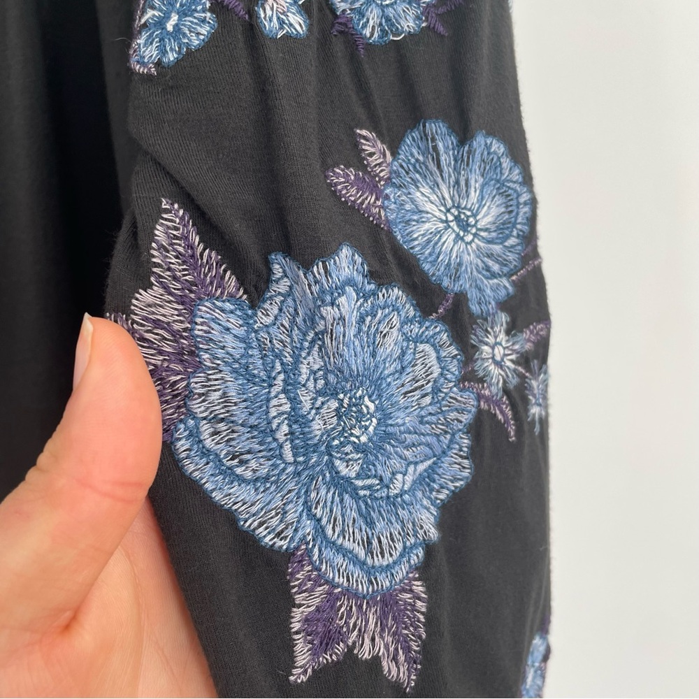 AEO Black Knit Off the Shoulder Top - Picture 6 of 12